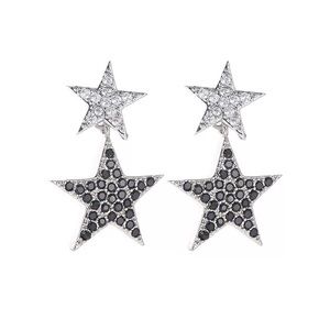 Silver Star Earrings